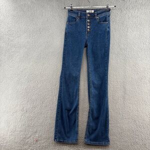 We The Free by Free People High Rise Slim Bootcut Jeans Size 25